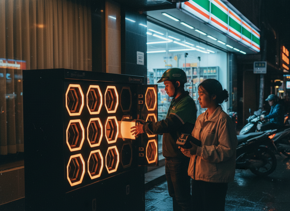 Tủ đổi pin EVsafe
