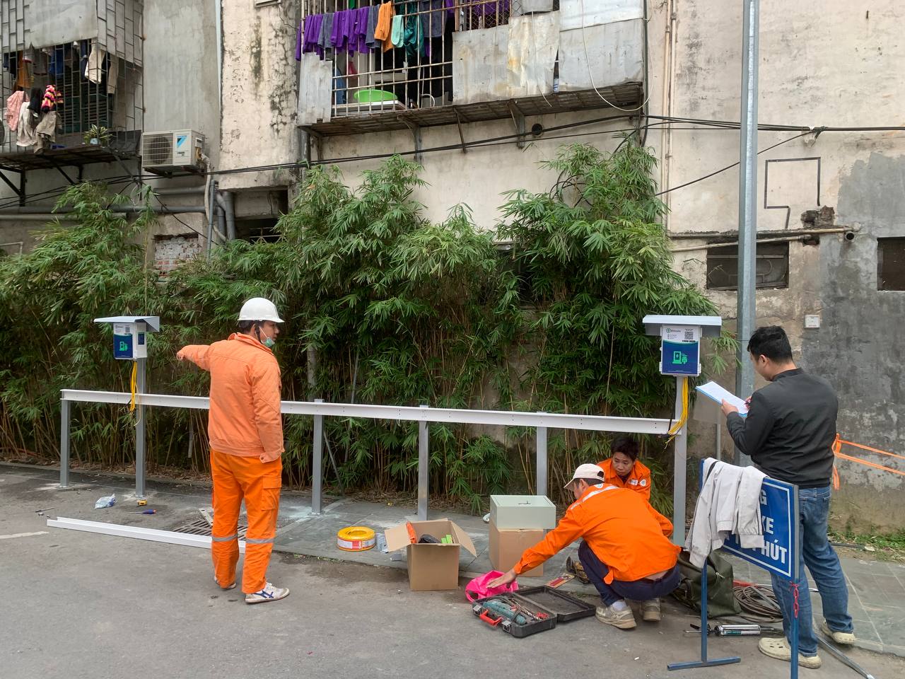 Trạm sạc EVsafe tại Việt Đức Complex