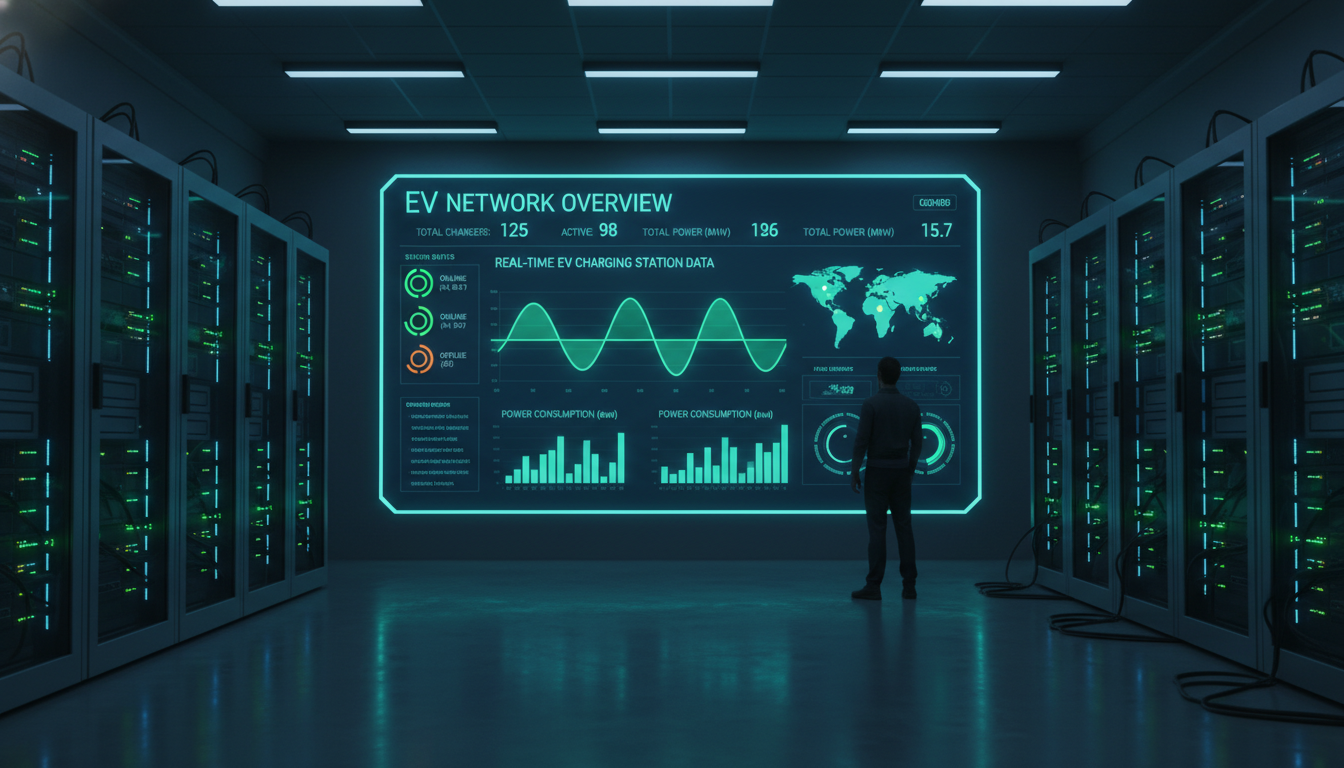 Bảng điều khiển giám sát IoT EVsafe